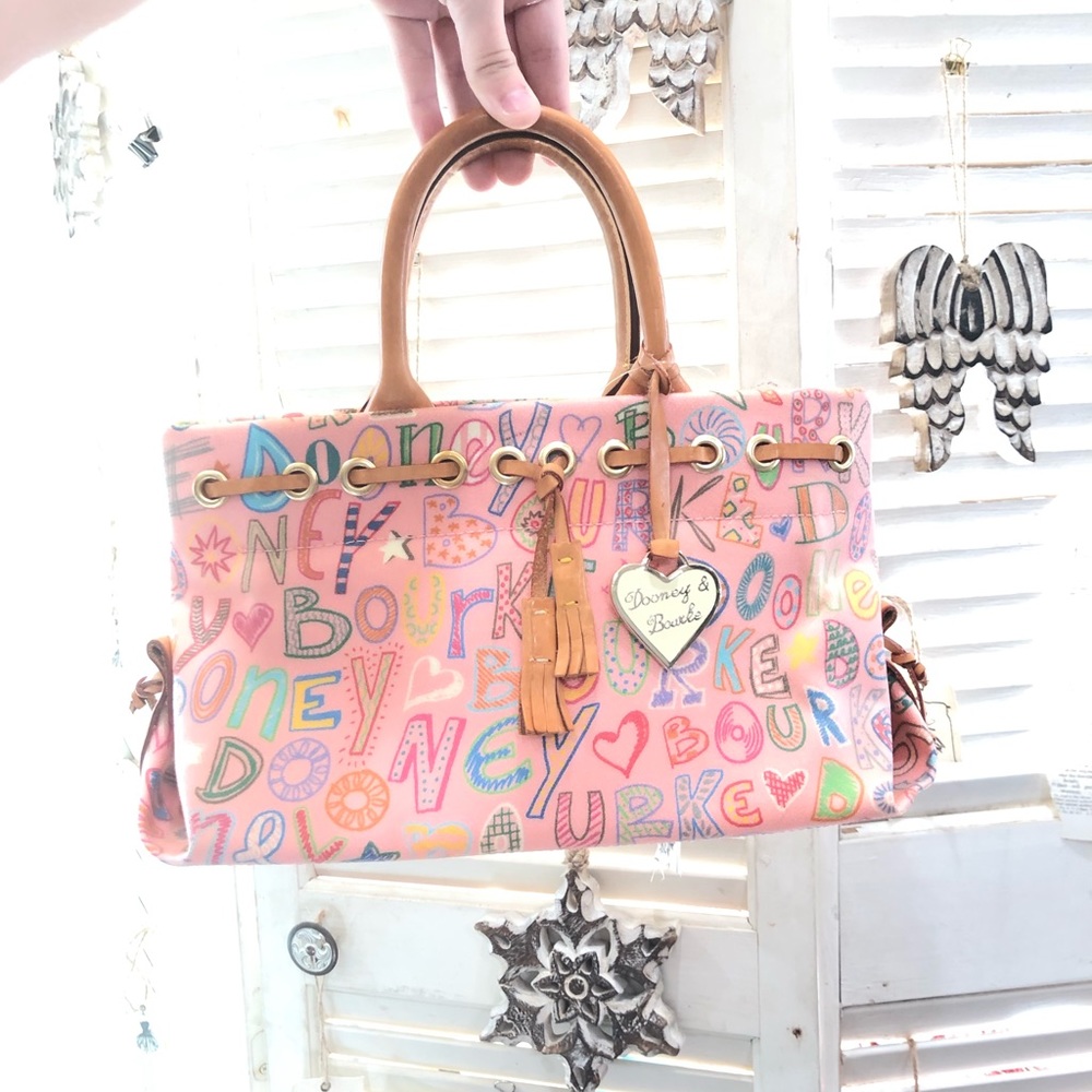 RARE NWOT Dooney & Bourke Small Tulip Tassel Tote